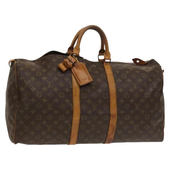 LOUIS VUITTON Monogram Keepall 55 Boston Bag M41424 - Picture 1 of 16